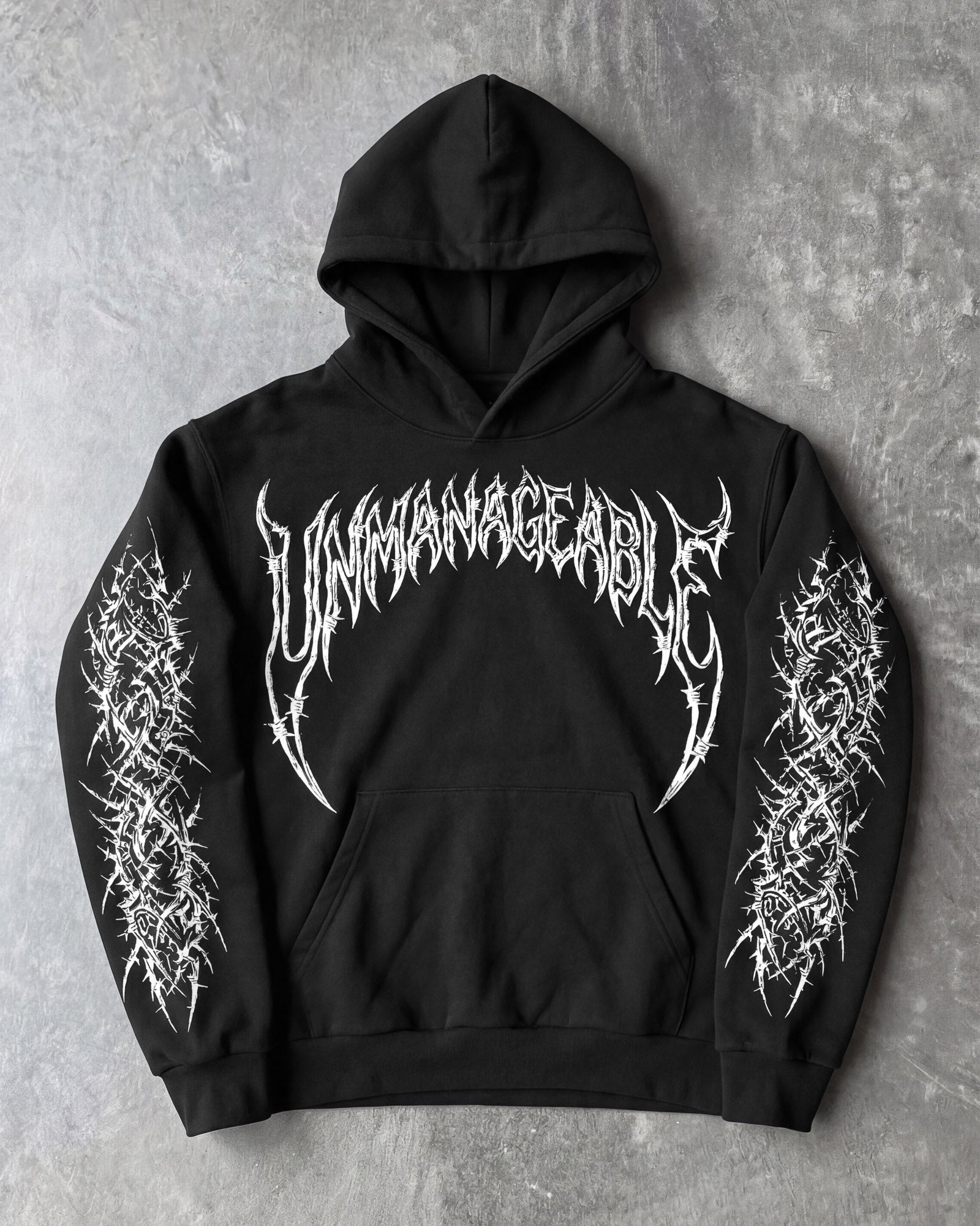 Trespasser Hoodie - Black – Unmanageable
