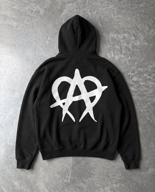 Anarchy Hoodie - Black/White