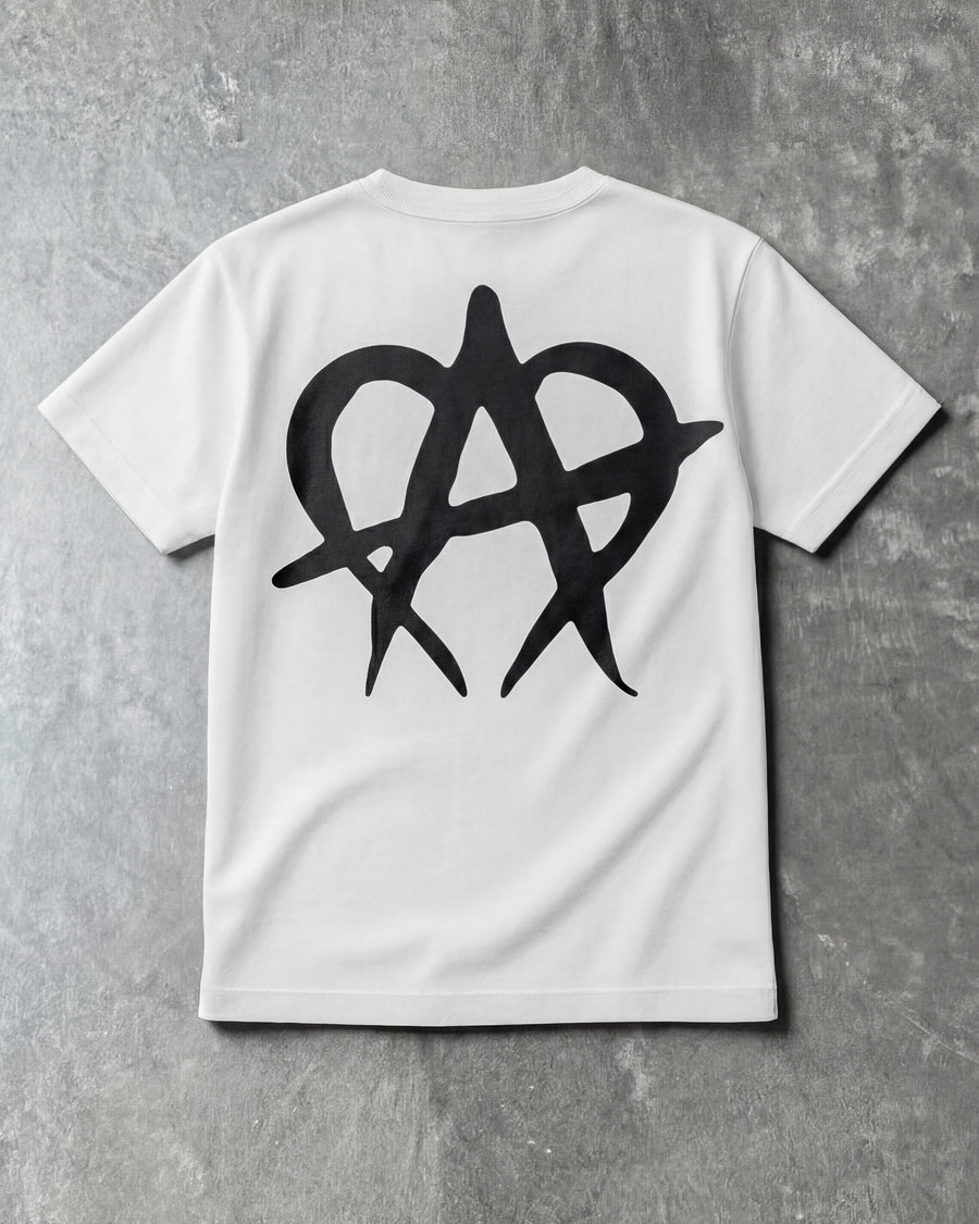 Anarchy T Shirt - White/Black