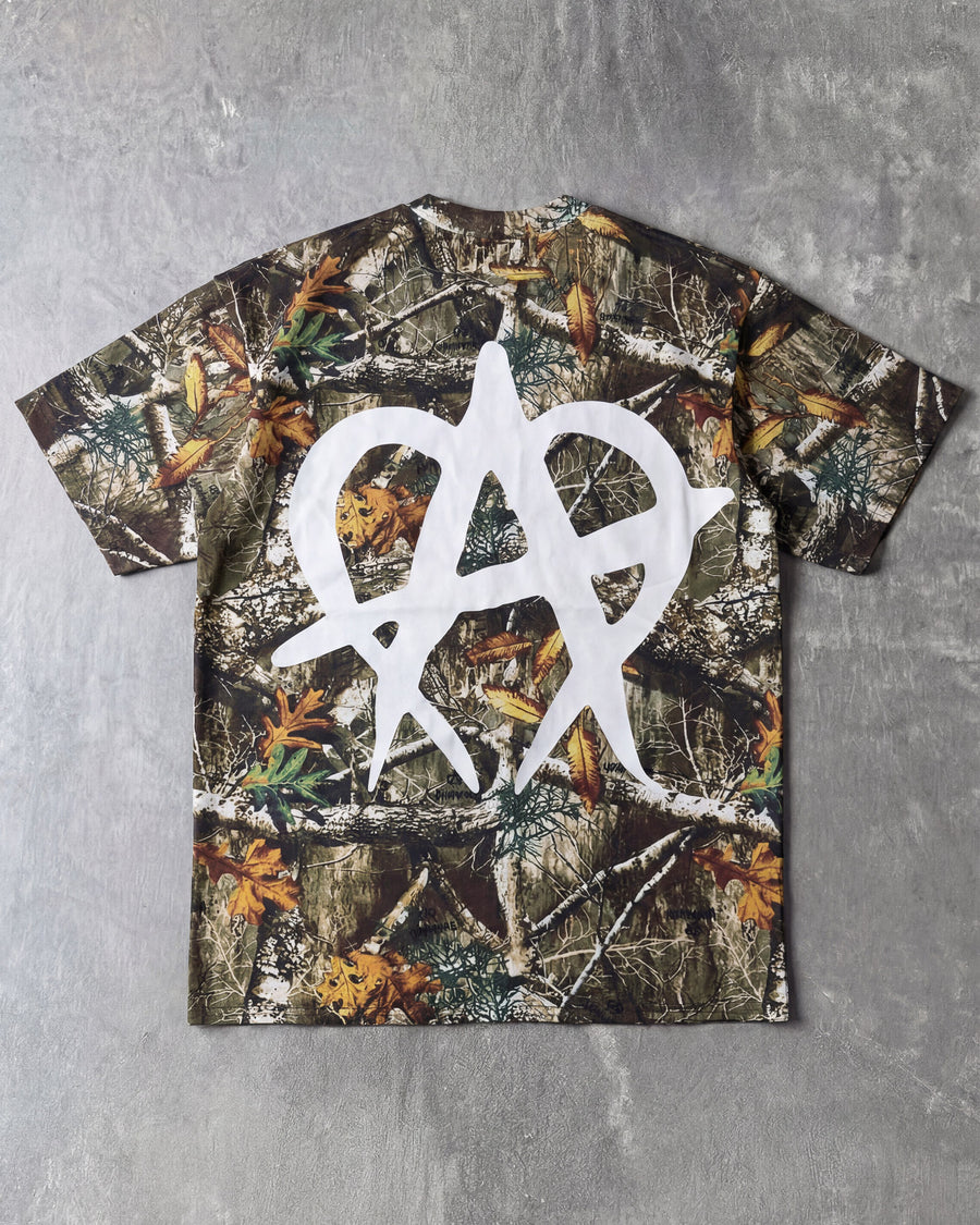 Unmanageable T Shirt - Camo/White