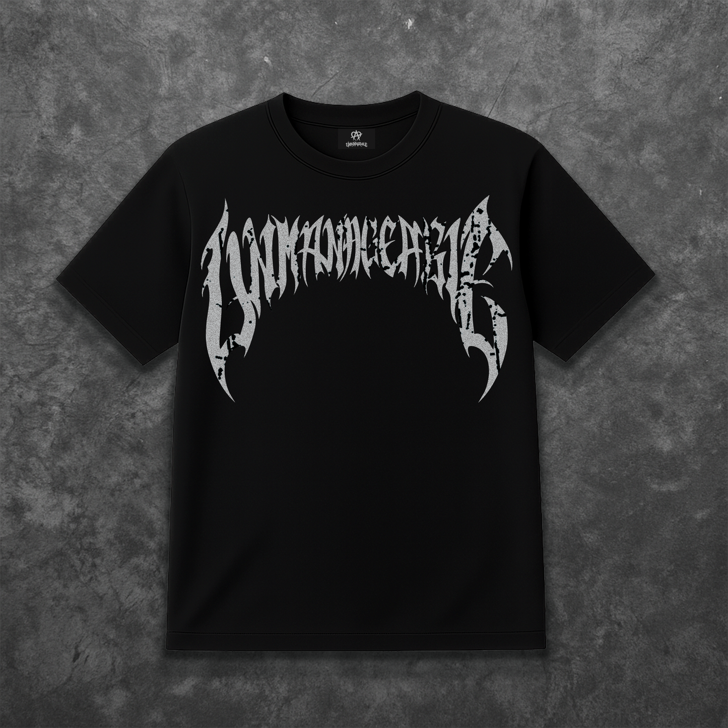 Cracked Anarchy T Shirt - Black/3M