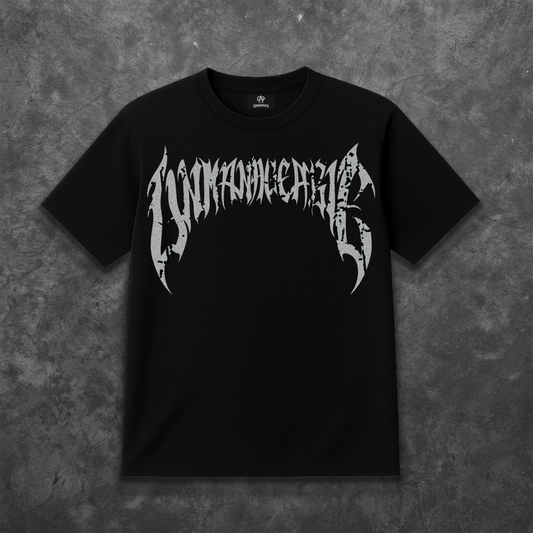 Cracked Anarchy T Shirt - Black/3M