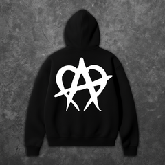 Anarchy Zipup - Black/White