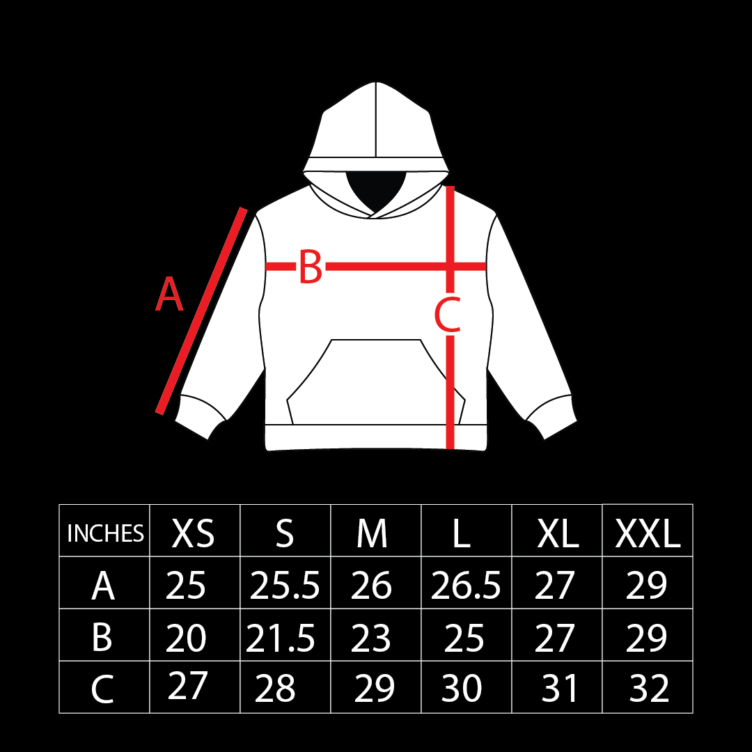 Anarchy Hoodie - Black/3M