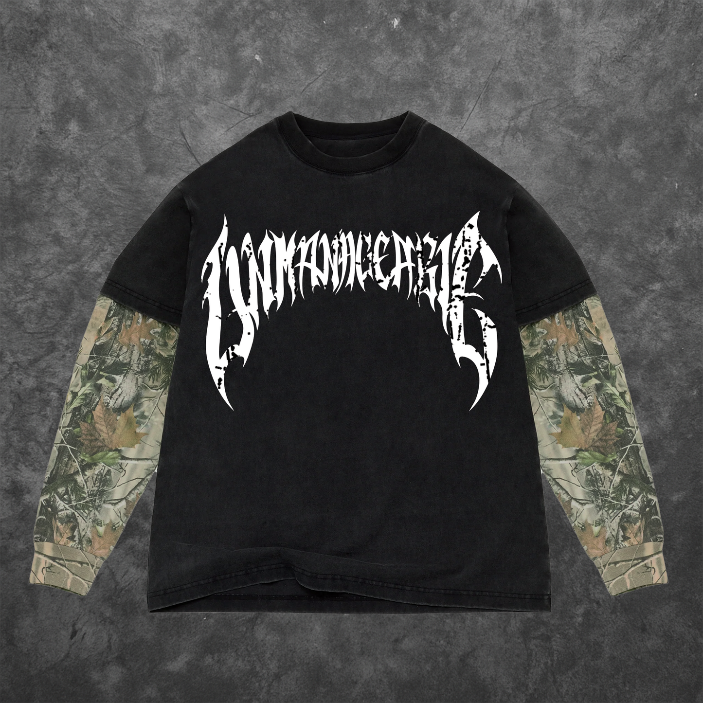 Cracked Anarchy Long sleeve - Camo/White
