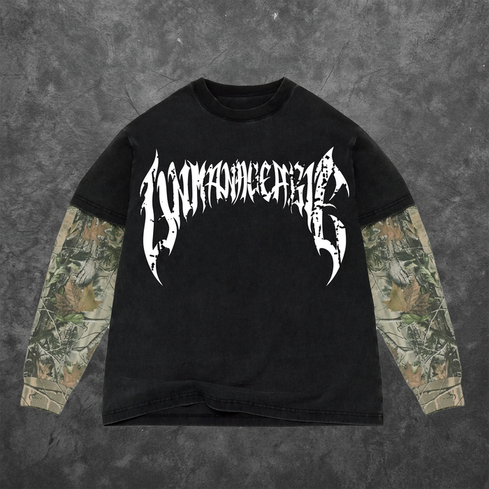 Cracked Anarchy Long sleeve - Black/Camo