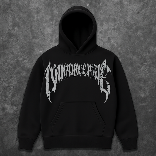 Cracked Anarchy Hoodie - Black/3M