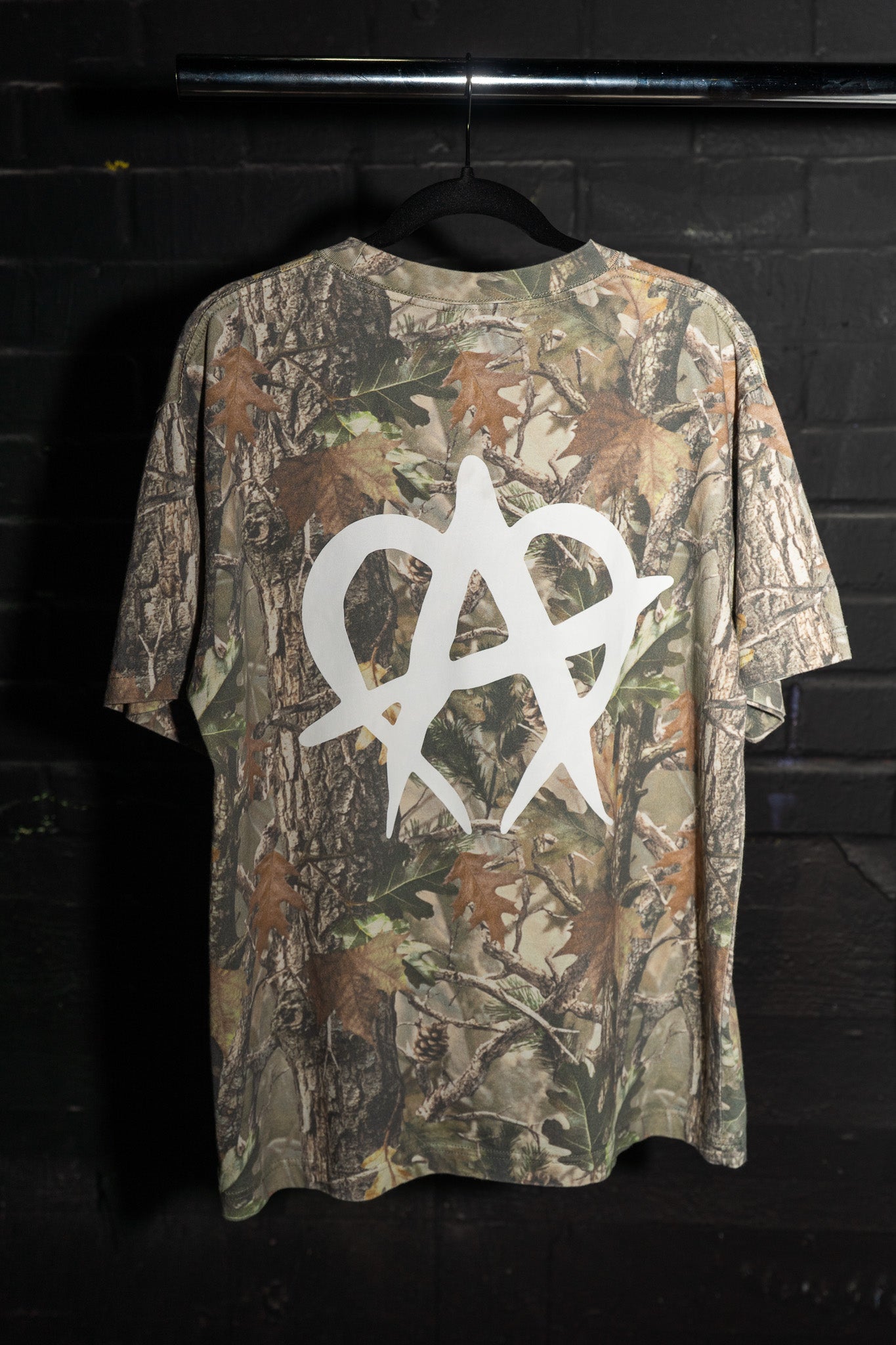Anarchy T Shirt - Camo/White