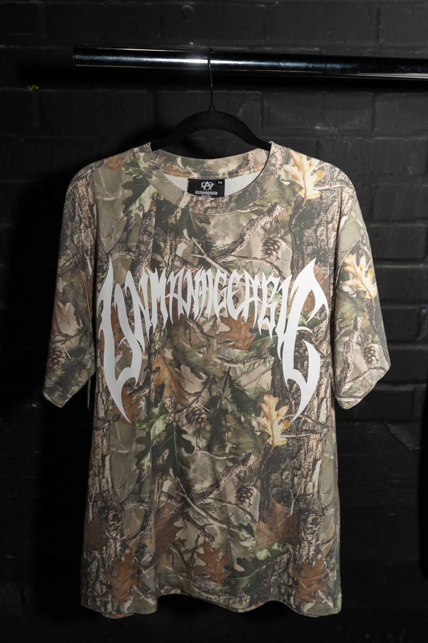 Anarchy T Shirt - Camo/White