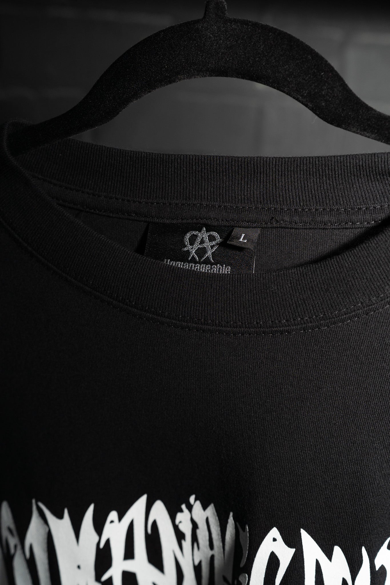 Cracked Anarchy Long Sleeve - Black/White