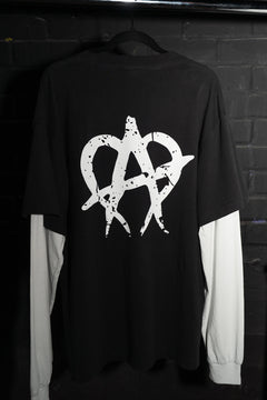 Cracked Anarchy Long Sleeve - Black/White