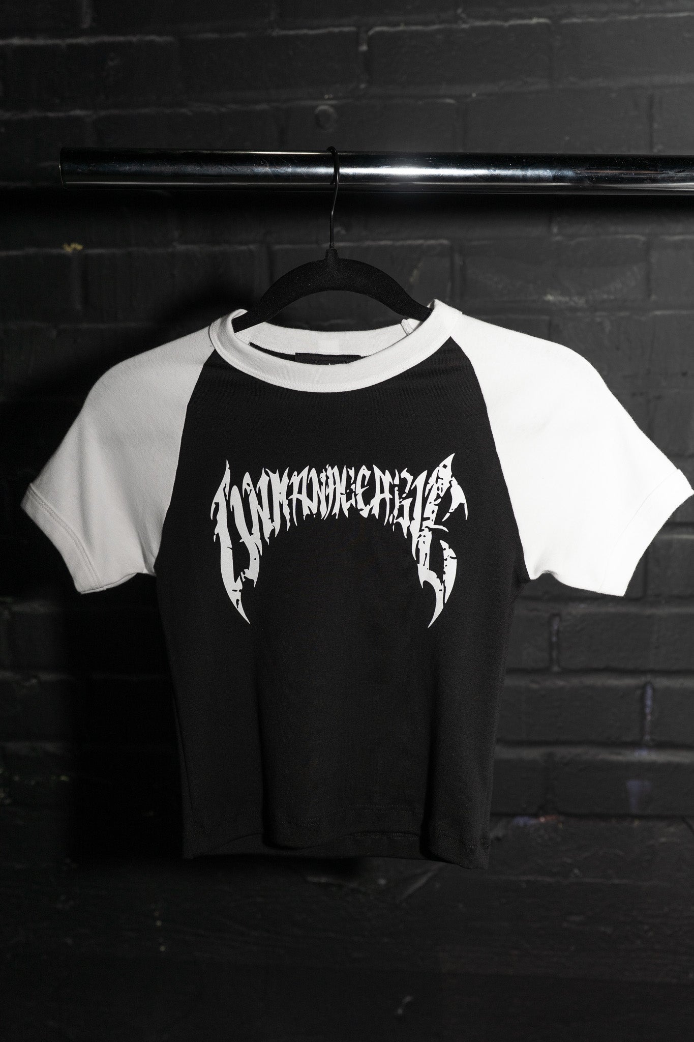 Cracked Baby T - White/Black