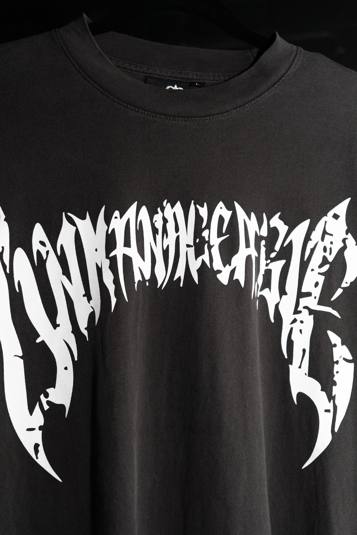 Cracked Anarchy T Shirt - Vintage/White