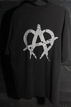 Cracked Anarchy T Shirt - Black/3M