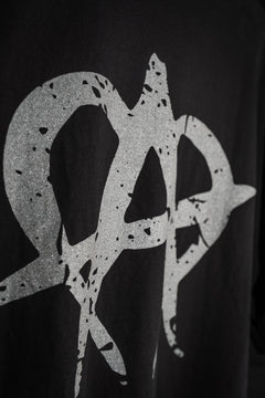 Cracked Anarchy T Shirt - Black/3M