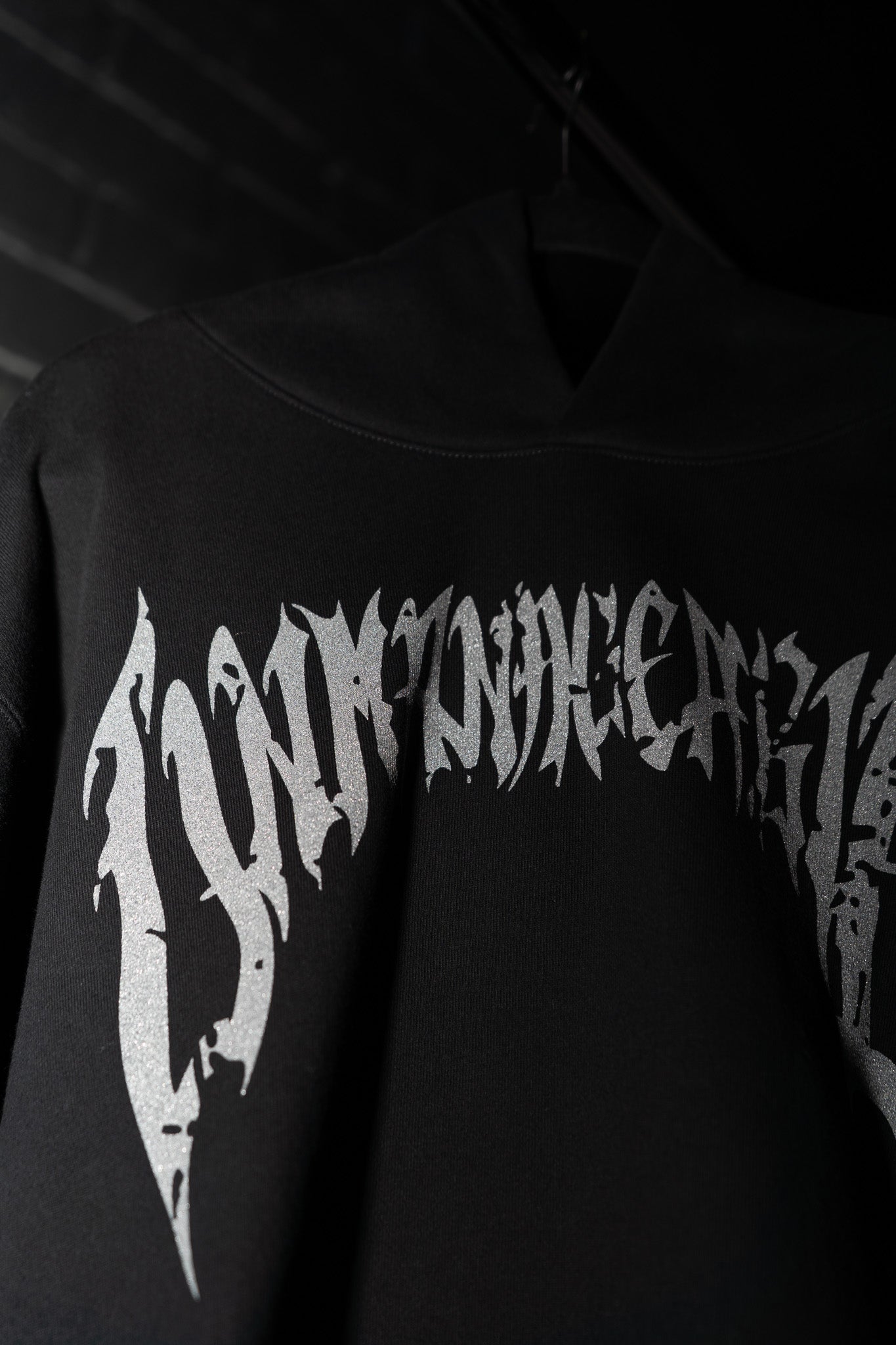 Cracked Anarchy Hoodie - Black/3M