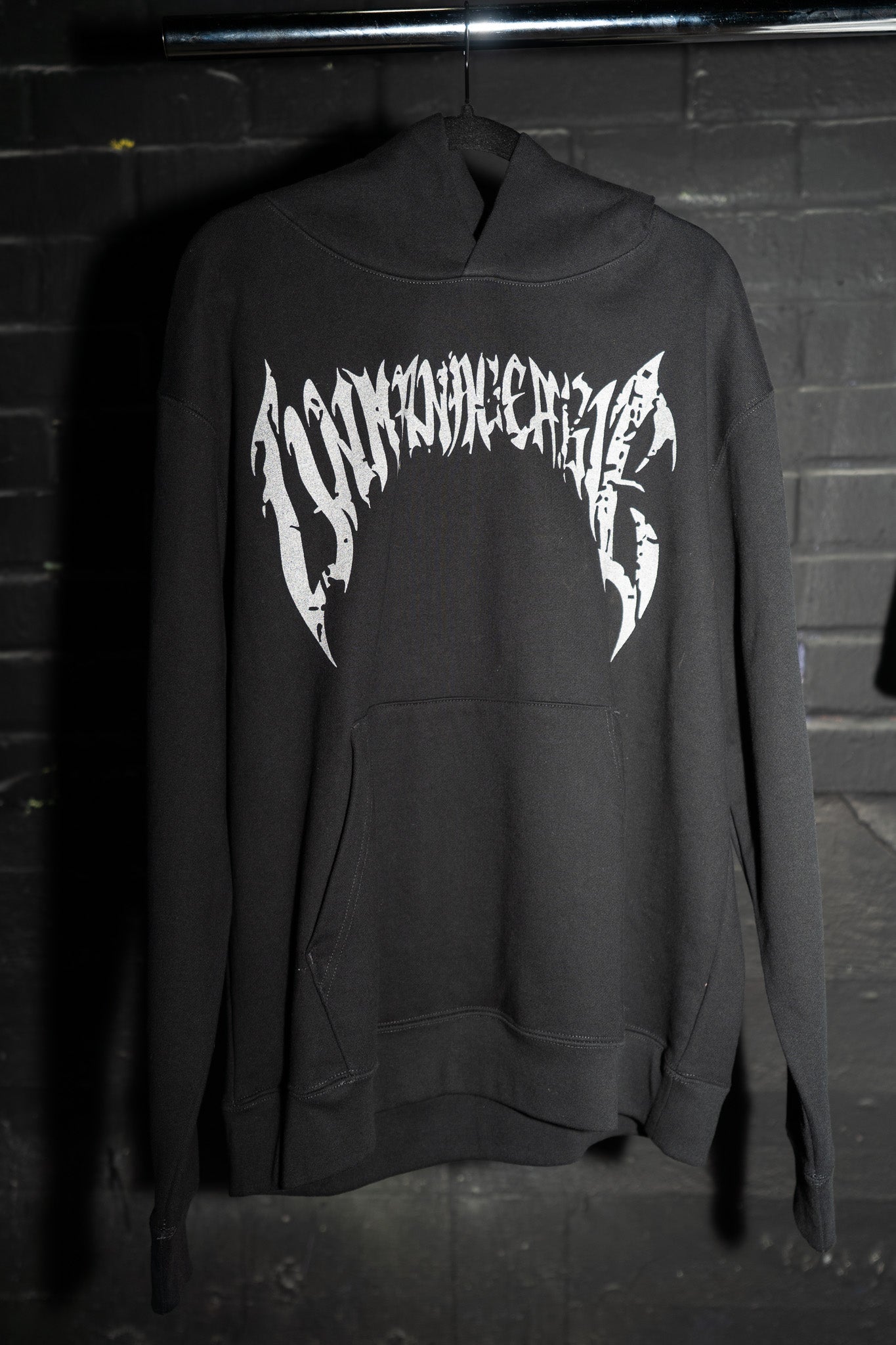 Cracked Anarchy Hoodie - Black/3M