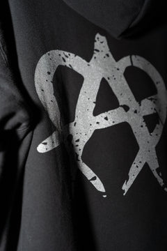 Cracked Anarchy Hoodie - Black/3M