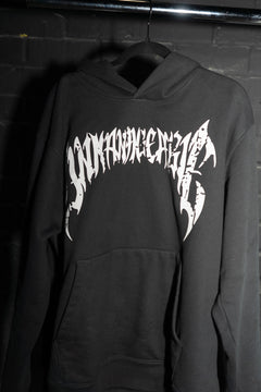 Cracked Anarchy Hoodie - Black/White