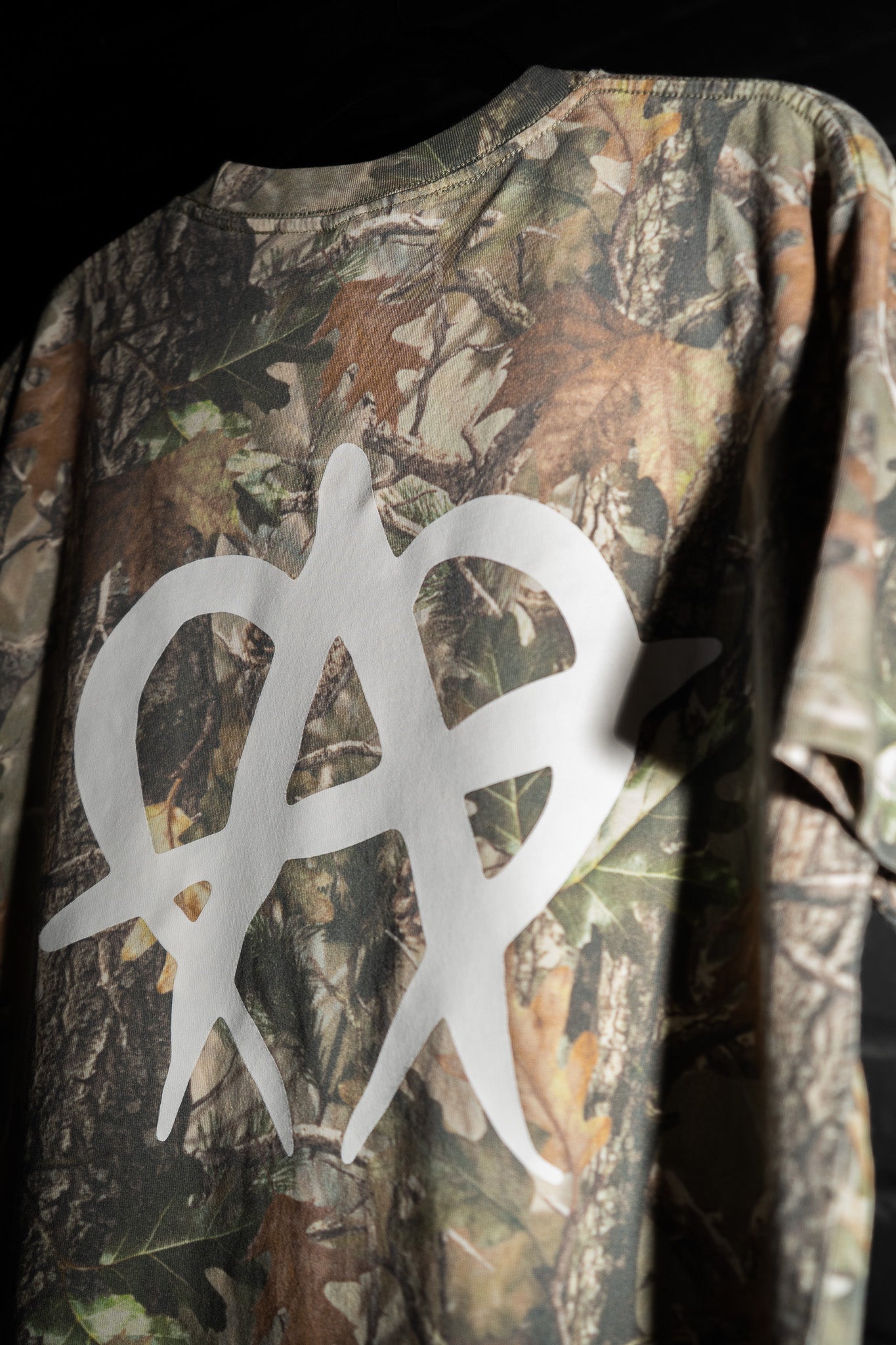 Anarchy T Shirt - Camo/White