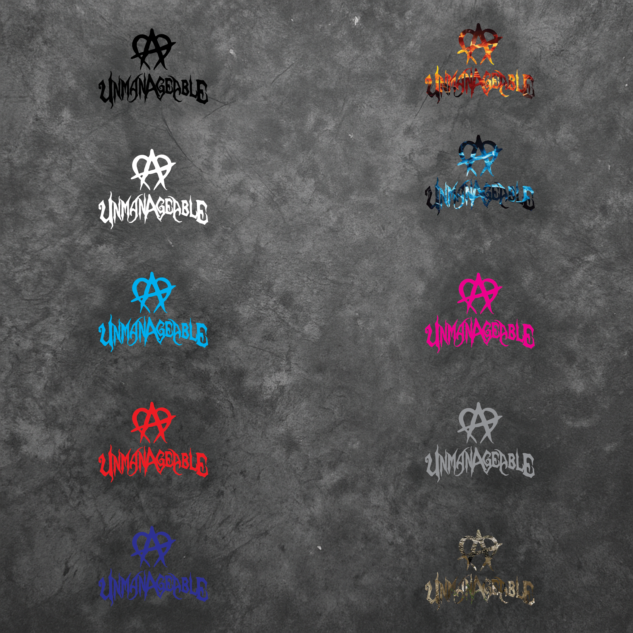 Sticker Packs – Unmanageable