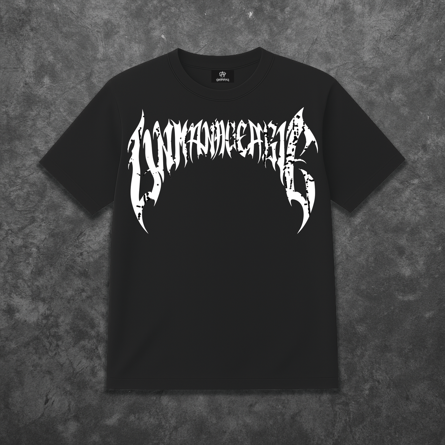 Cracked Anarchy T Shirt - Vintage/White