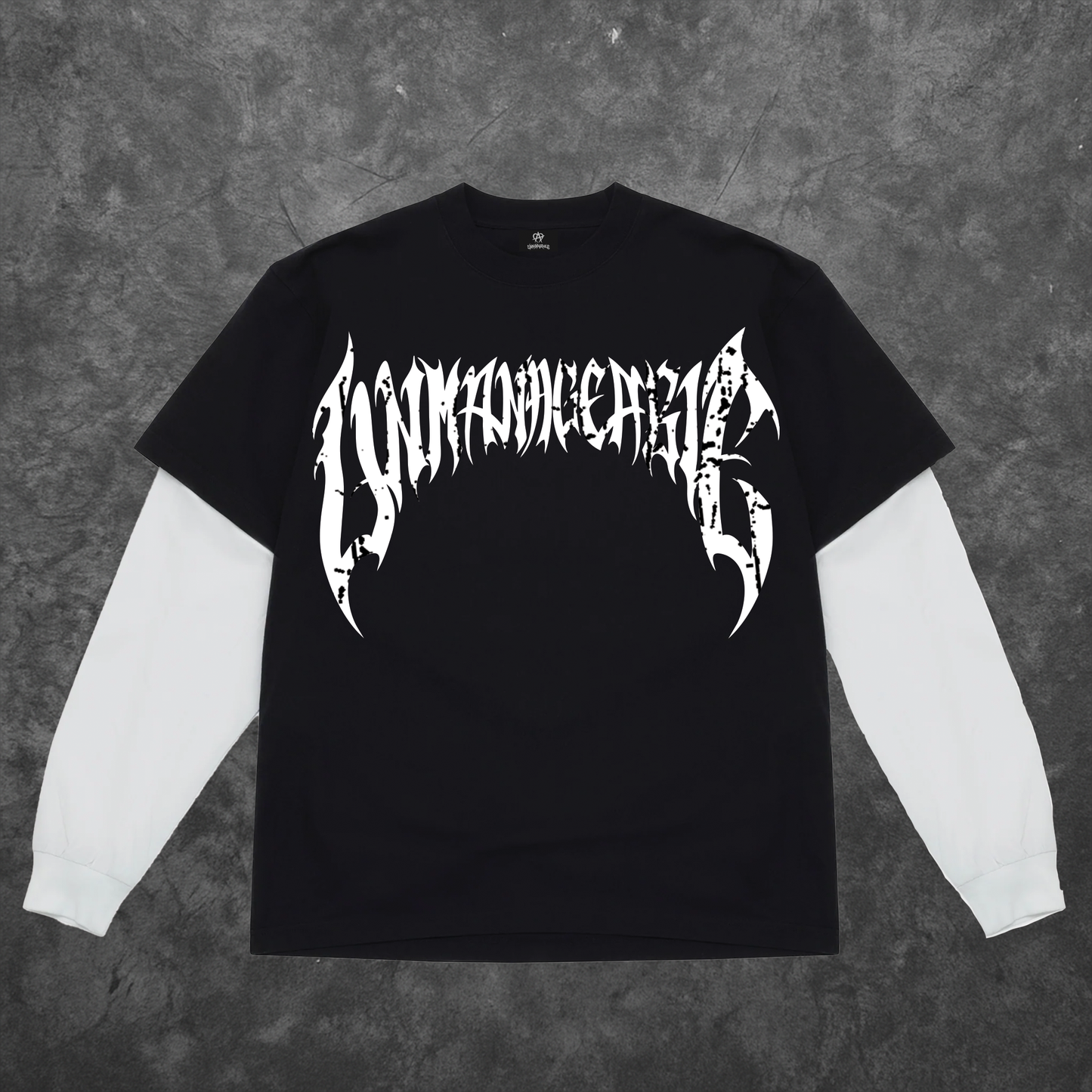 Cracked Anarchy Long Sleeve - Black/White