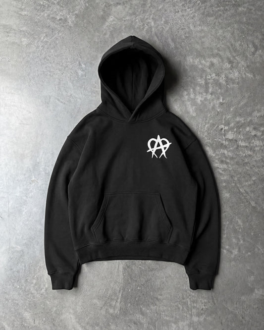 Anarchy Hoodie - Black/White