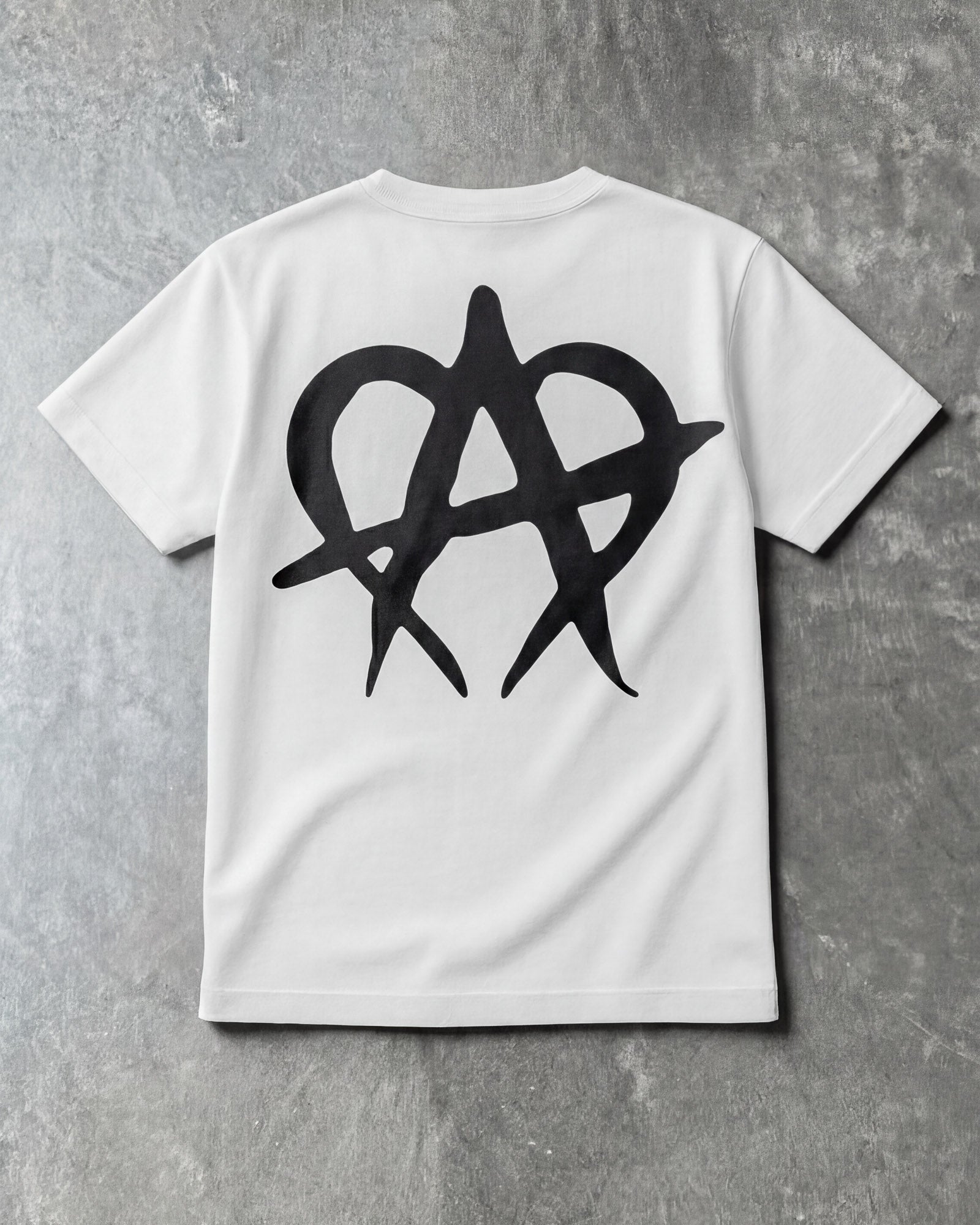 Anarchy T Shirt - White/Black – Unmanageable