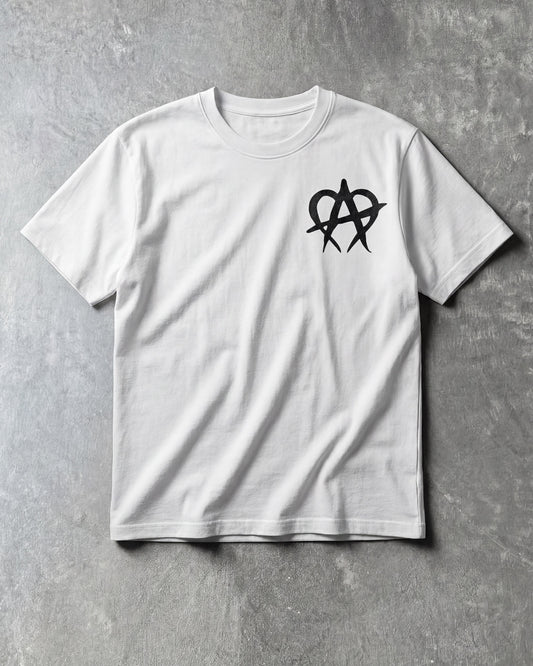 Anarchy T Shirt - White/Black