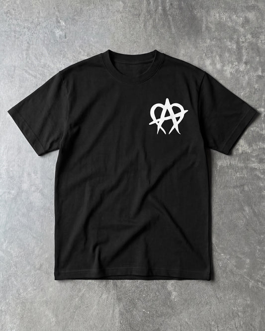 Anarchy T Shirt - Black/White