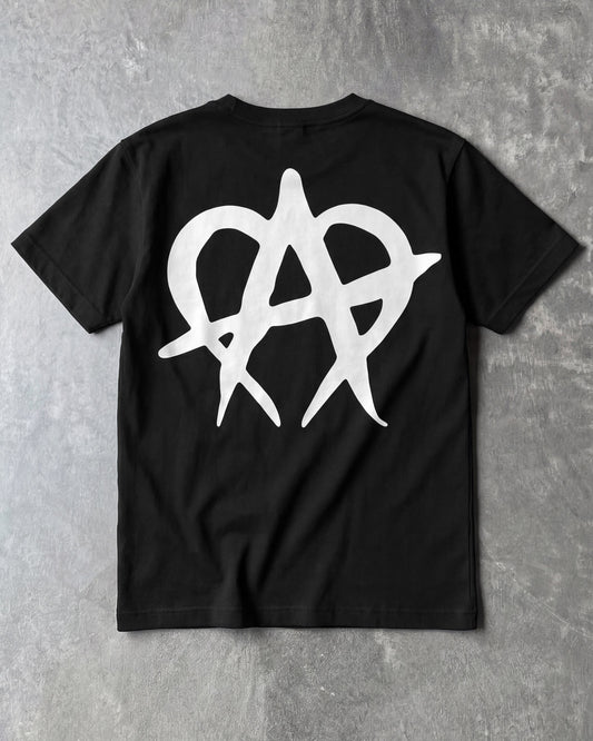 Anarchy T Shirt - Black/White