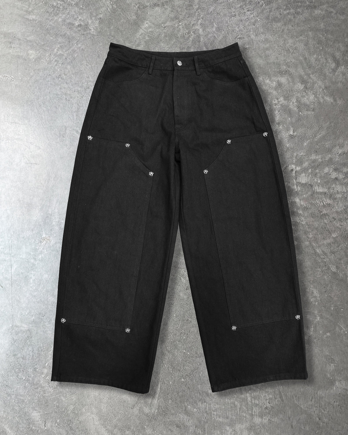 Anarchy Double Knee Jeans - Black