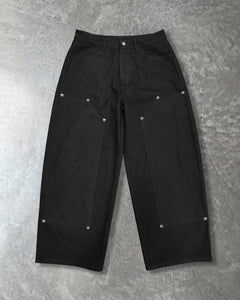 Anarchy Double Knee Jeans - Black