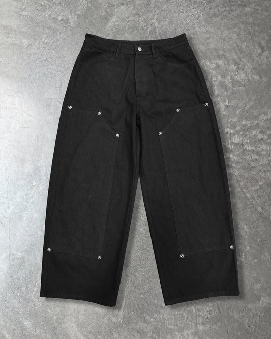 Anarchy Double Knee Jeans - Black